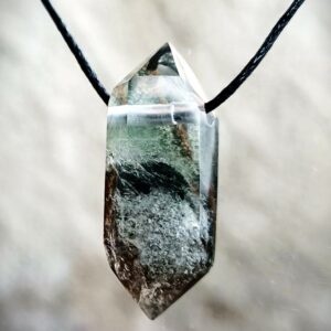Pendentif Quartz chlorite de Savoie